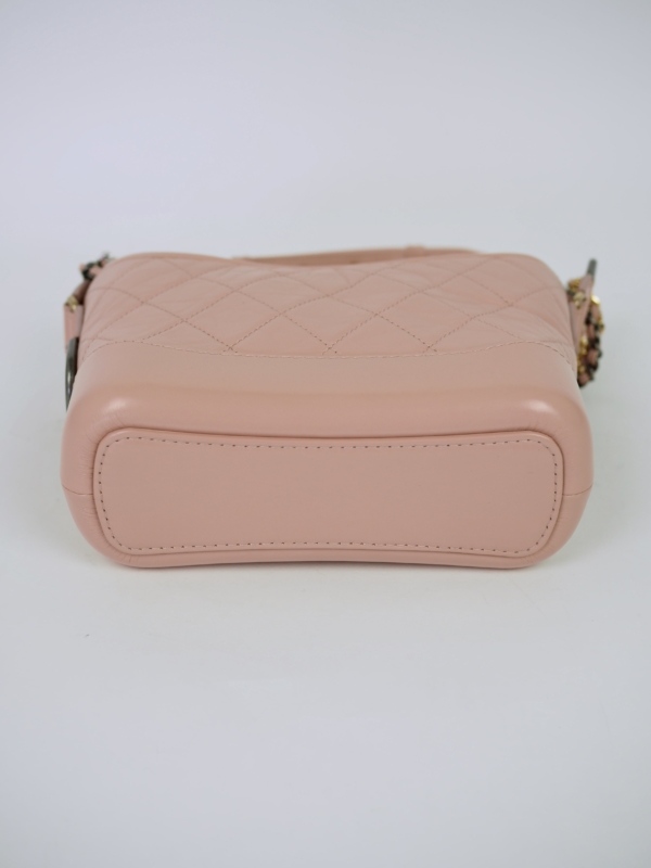 Bag CHANEL Gabrielle Hobo Small Pink Calfskin RGHW - Image 5