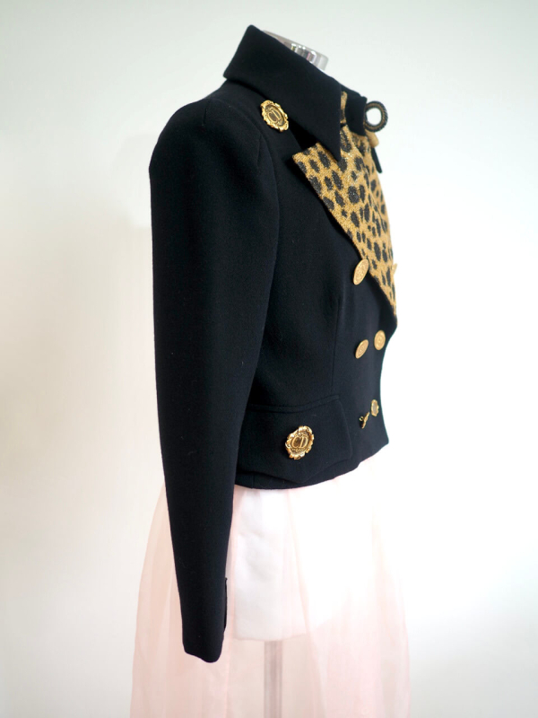 Blazer CHRISTIAN DIOR Vintage Black Wool Size L - Image 3