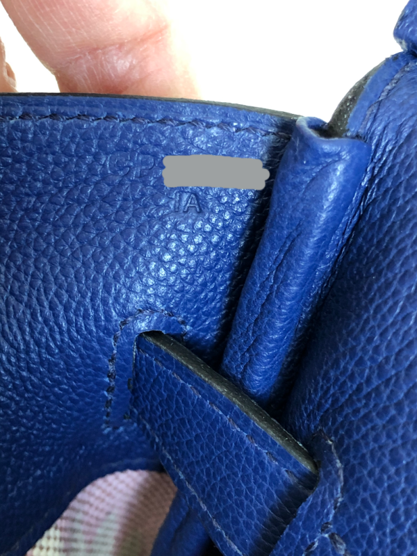 Bag HERMES Birkin 35 Bleu Saphir Taurillon Novillo Double PHW - Image 14