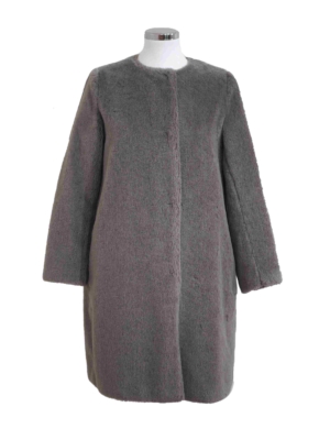 S'MaxMara faux fur alpaca coat 1