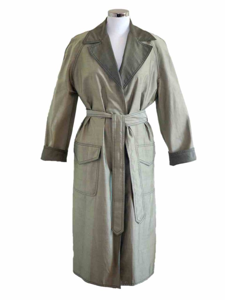 Valentino-Vintage-green-silk-