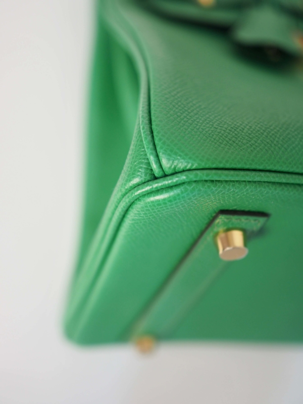 Bag HERMES Birkin 30 Vert Cactus Epsom Gold Hardware - Image 8