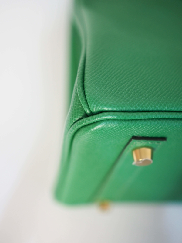 Bag HERMES Birkin 30 Vert Cactus Epsom Gold Hardware - Image 11