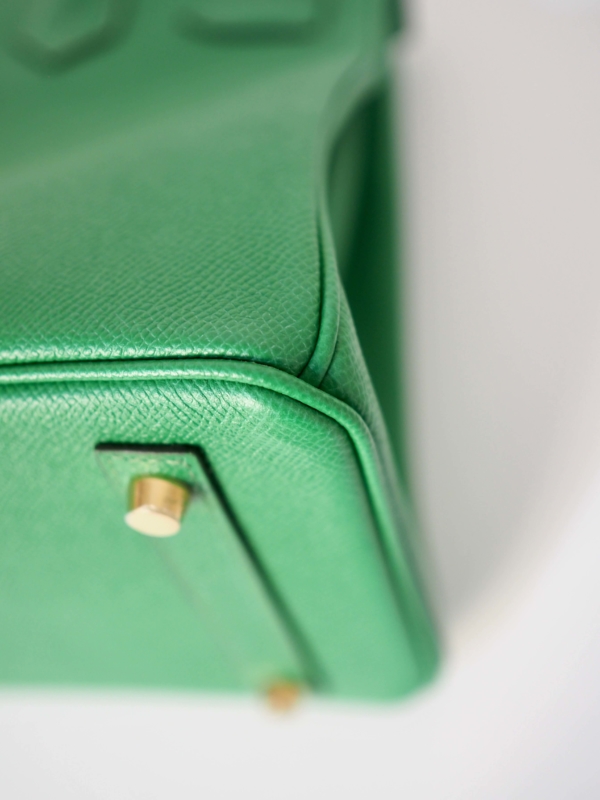 Bag HERMES Birkin 30 Vert Cactus Epsom Gold Hardware - Image 9