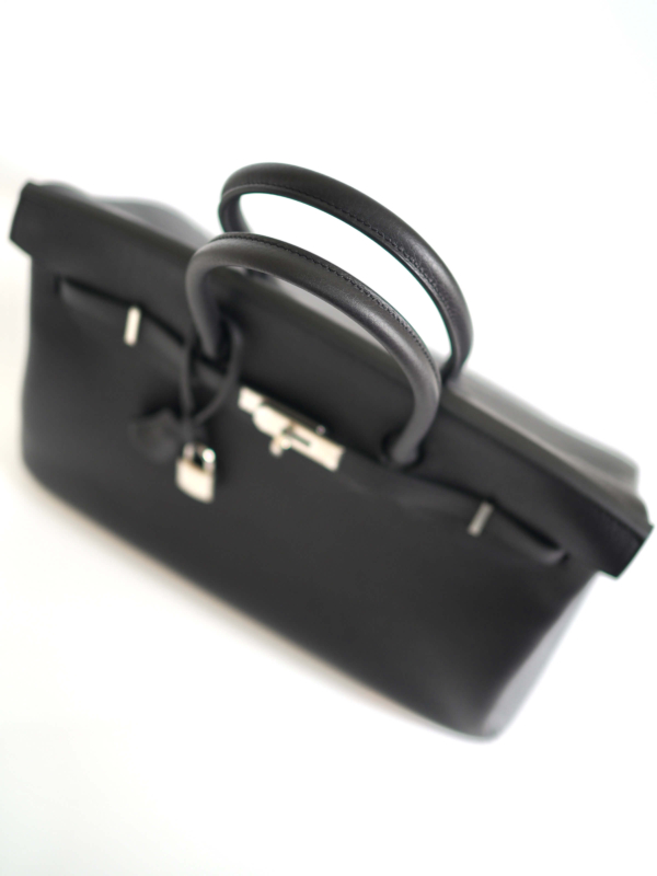 Bag HERMES Birkin 35 Noir Togo Palladium Hardware - Image 10