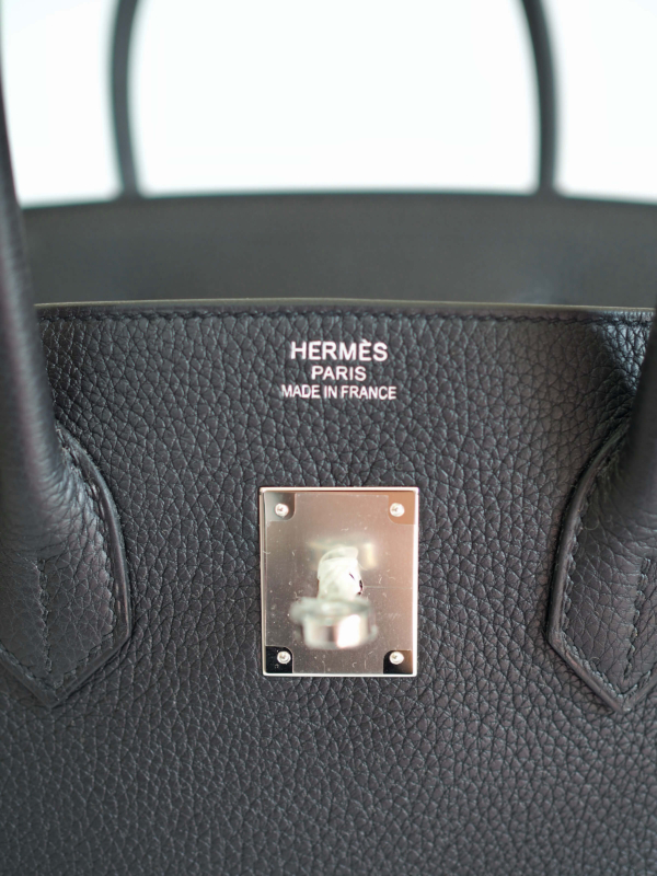 Hermes-Birkin-35-Togo-leather-Noir-Retourne-Palladium-Hardware-new