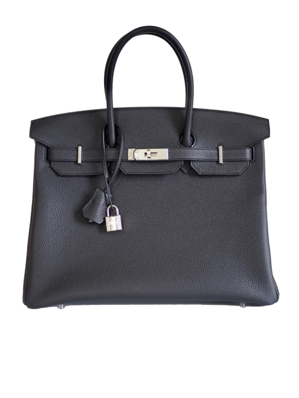 Hermes-Birkin-35-Togo-leather-Noir-Retourne-Palladium-Hardware-new