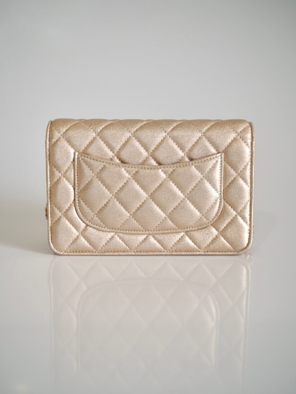 Bag CHANEL WOC Gold Grained Lambskin GHW - Image 3