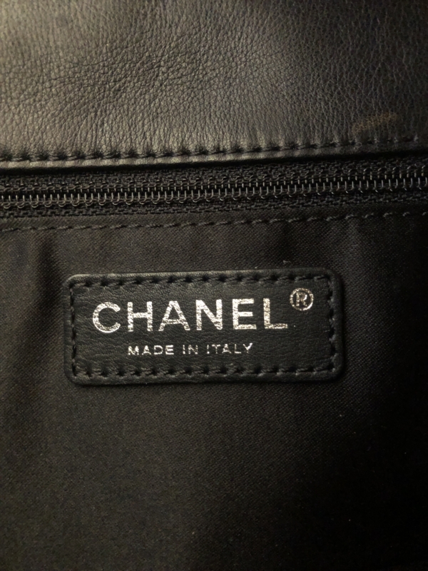 Bag CHANEL Stitched Mini Flap Black Calfskin SHW - Image 11