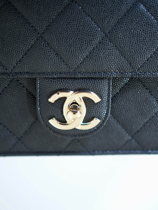 Bag CHANEL Like A Wallet Mini Black Calfskin GHW - Image 5