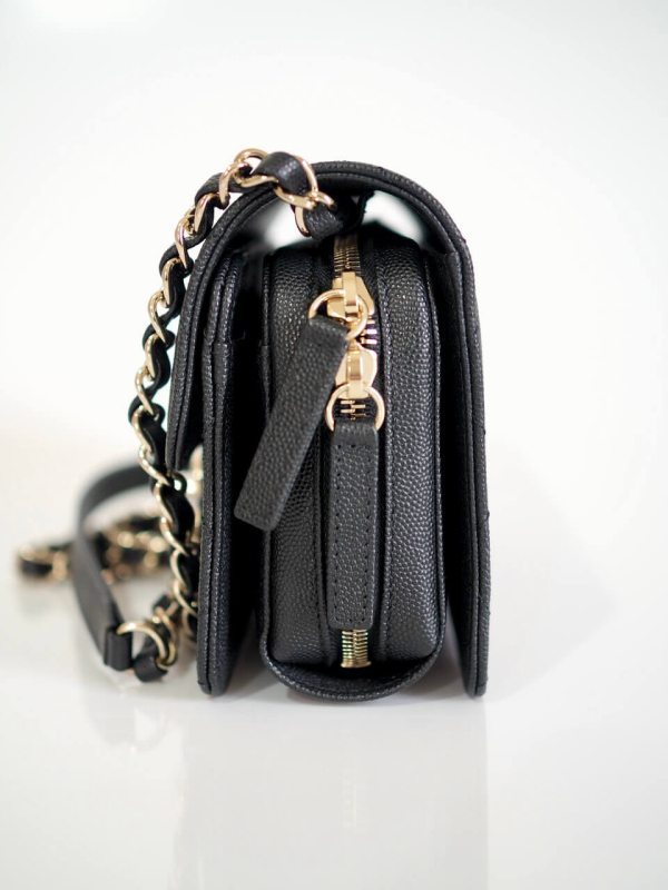 Bag CHANEL Like A Wallet Mini Black Calfskin GHW - Image 4