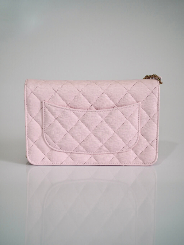 Bag CHANEL WOC Sakura Pink Grained Calfskin GHW - Image 3