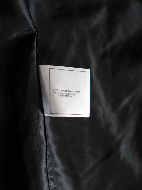 Trench coat CHANEL Black Nylon Size XL - Image 6