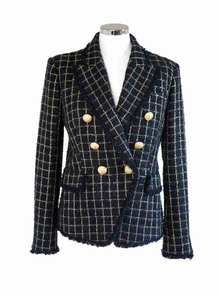 Balmain-classic-black-tweed-