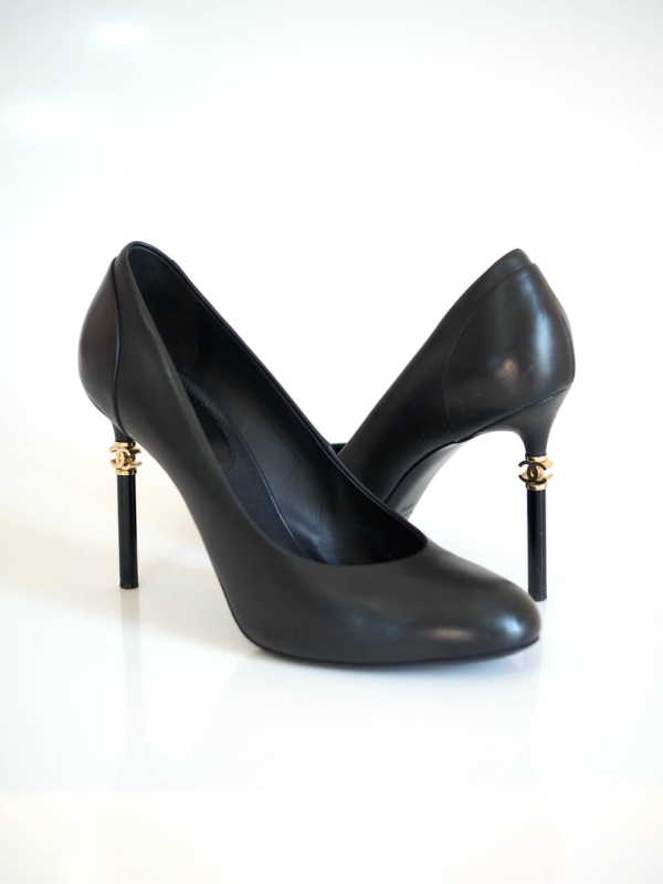 Pumps CHANEL Black Leather Size 40,5 - Image 3