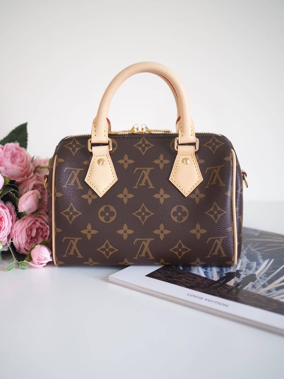 Louis Vuitton Speedy Bandoulière 20 Black Monogram