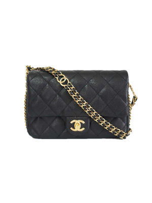 Chanel 23C Coco You flap bag black caviar gold hardware