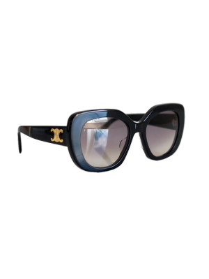 Celine Triomphe 06 sunglasses in acetate black