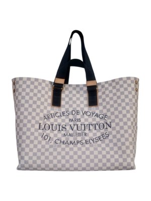 Louis Vuitton Cabas Soleil GM tote bag Malletier damier azur canvas preloved