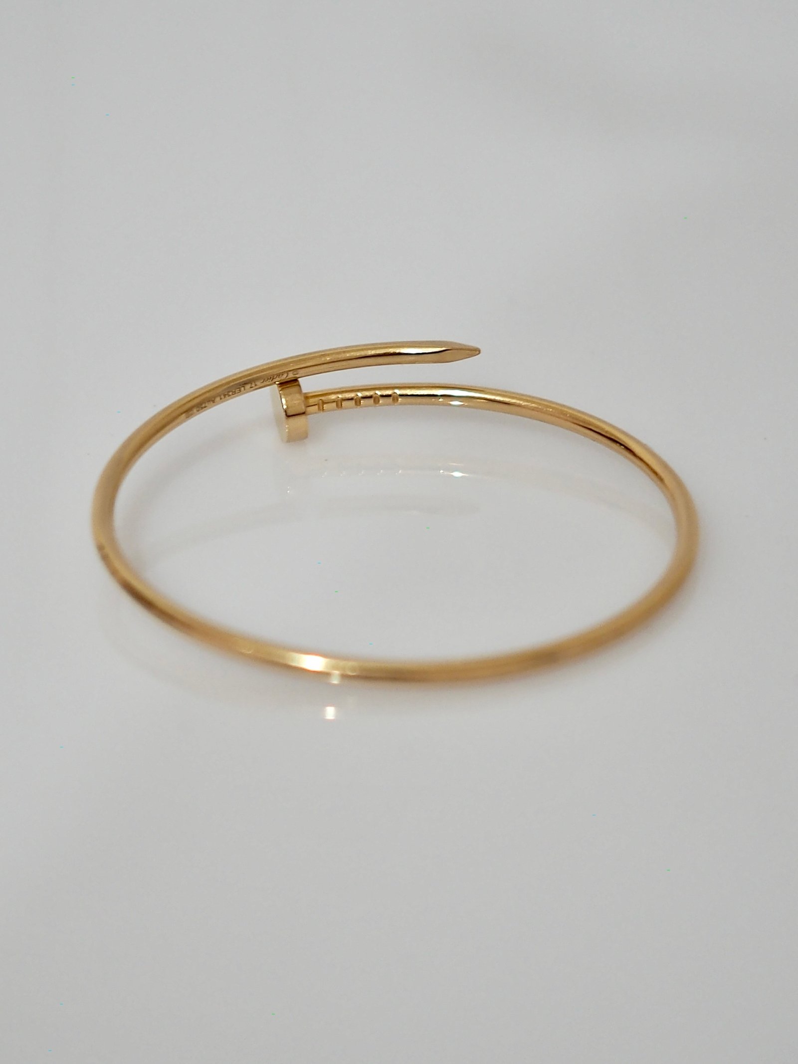 Cartier Juste un Clou small yellow gold bracelet pre-loved 2