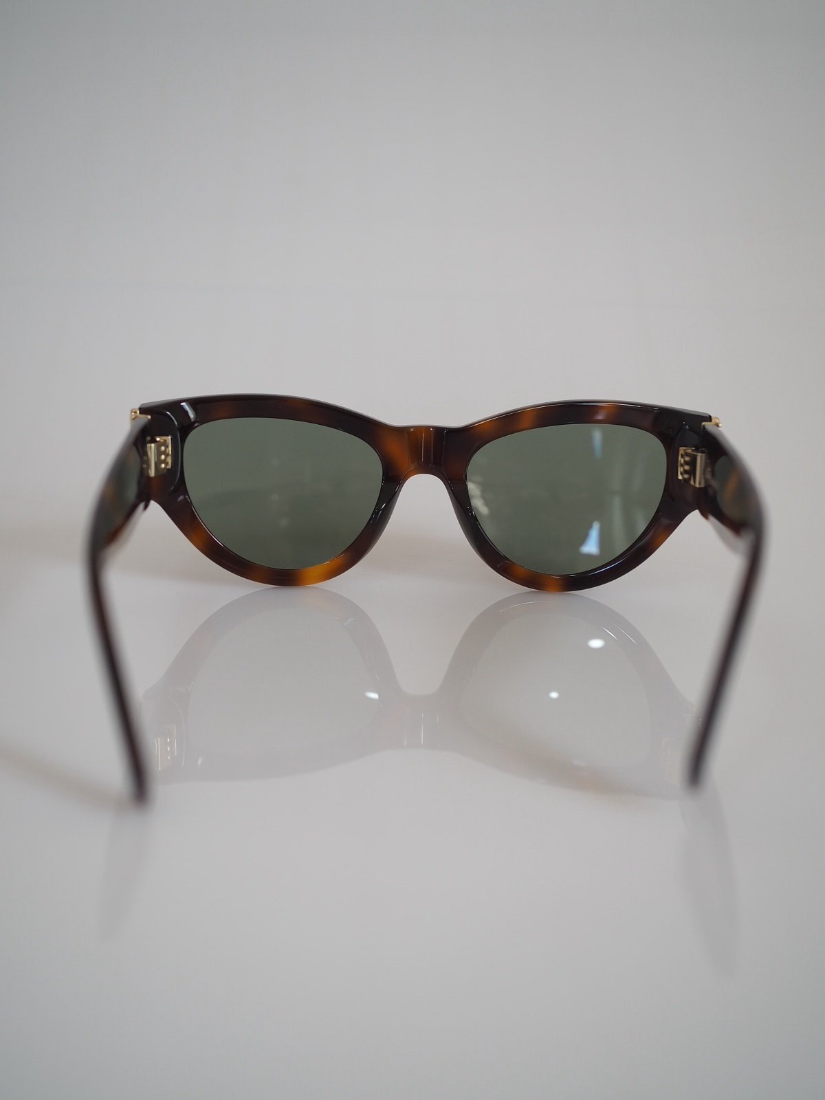 SAINT LAURENT Cat-Eye Brown Tortoise Acetate Sunglasses - Image 5