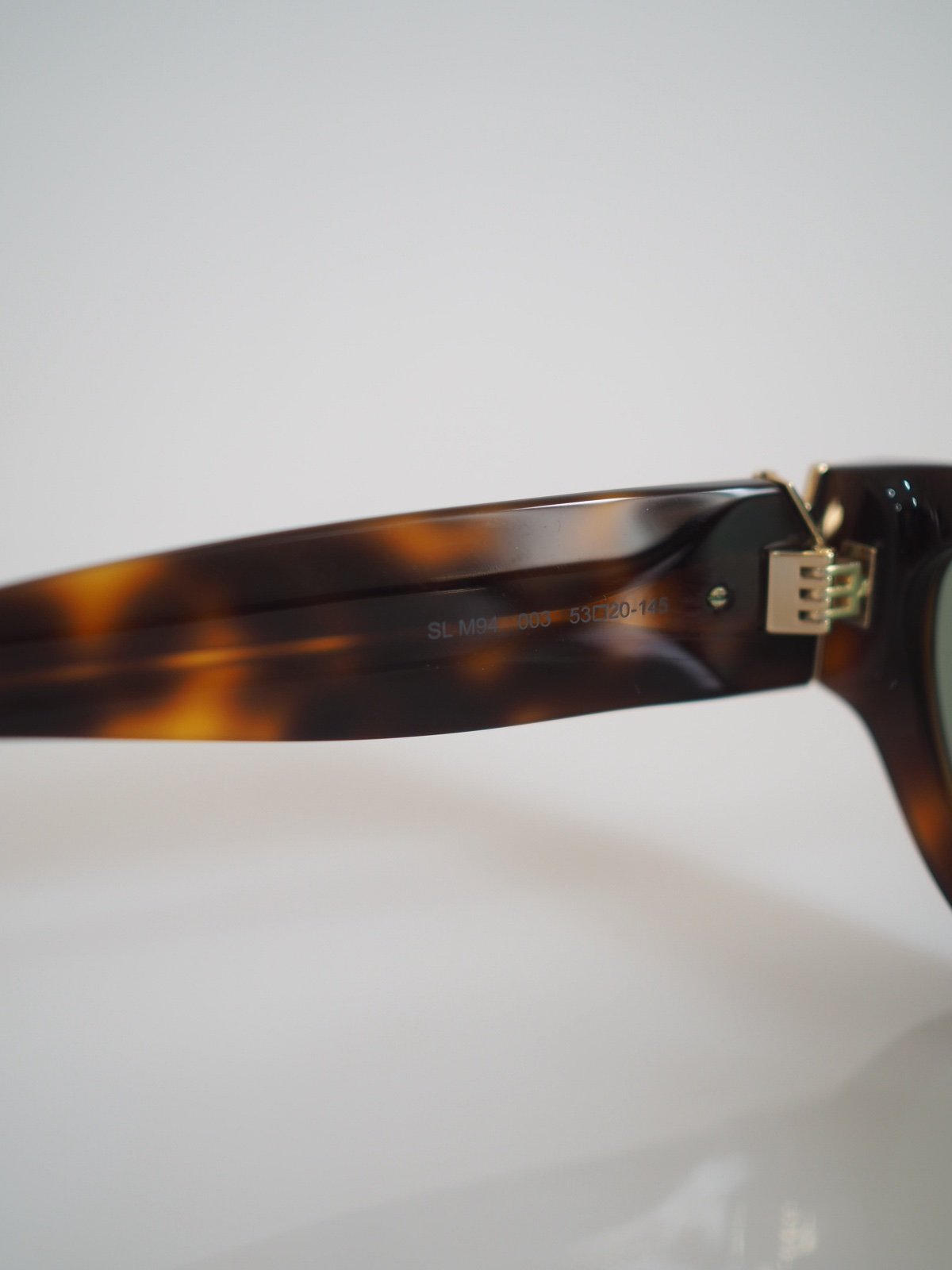 SAINT LAURENT Cat-Eye Brown Tortoise Acetate Sunglasses - Image 6