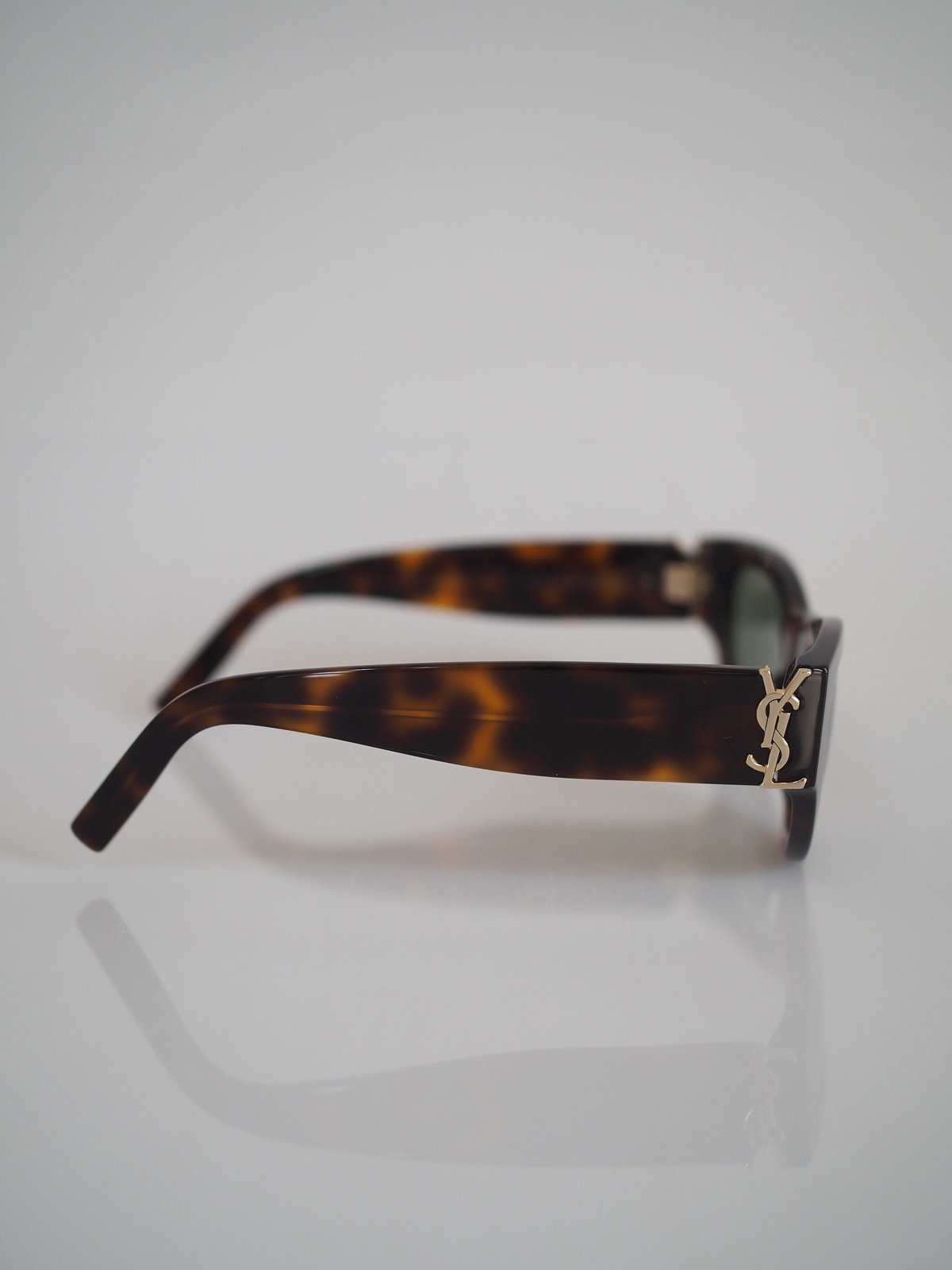 Saint Laurent cat eye brown tortoise frame sunglasses 2
