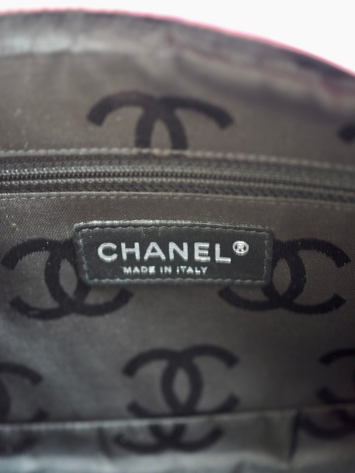 CHANEL Cambon Mini Bag Pink-Black Lambskin SHW - Image 9