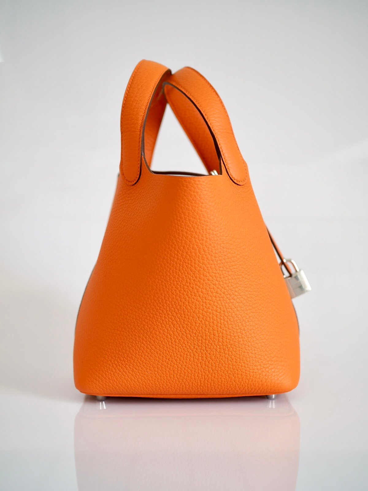 hermes picotin 18 orange clemence bag 2
