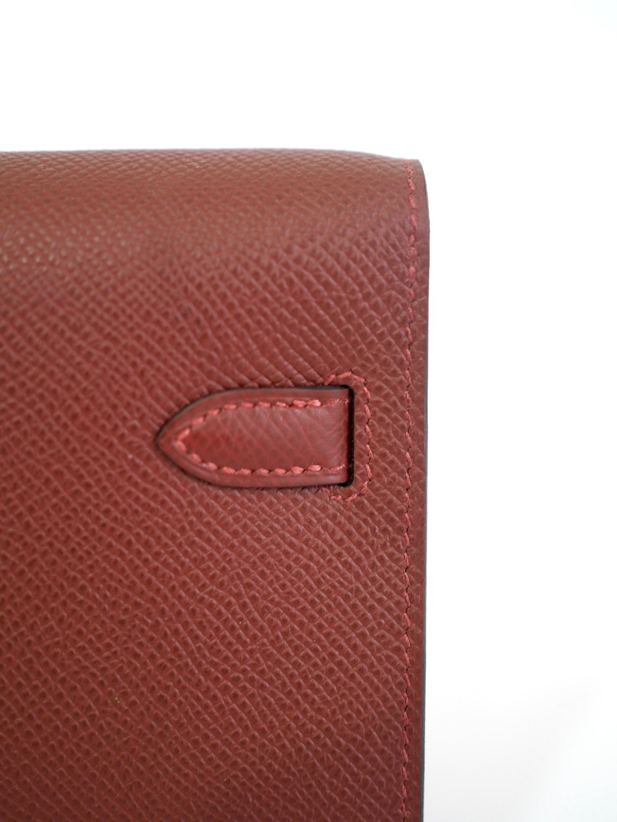 HERMES Kelly To-Go Wallet Rouge-H Epsom GHW - Image 8